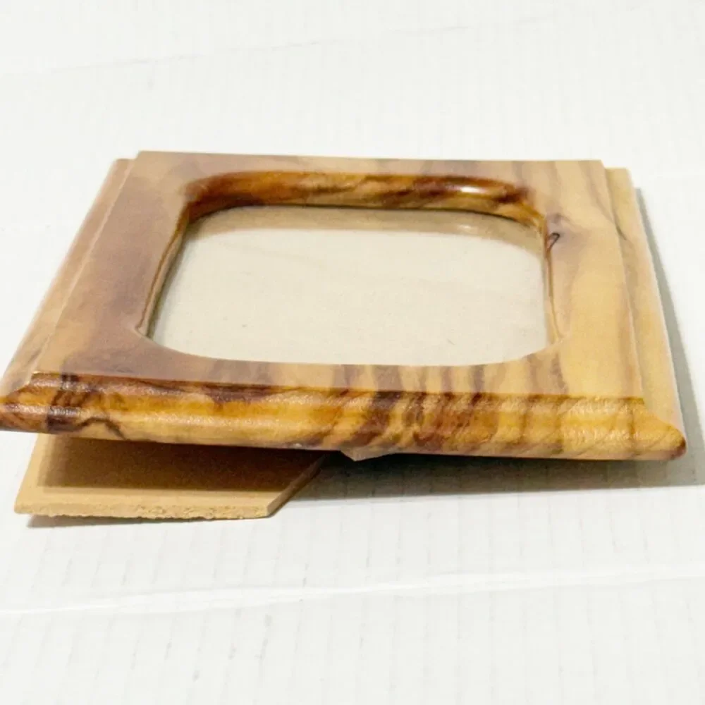 Hand Made Camphor Laurel Wood Picture Frame 6x8 Fits Picture 3.75 x 5.5 in